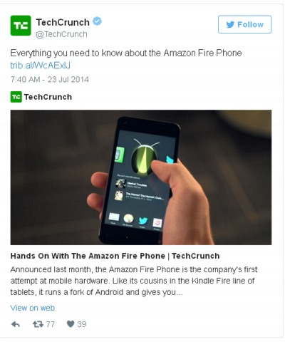 Summary Card with Large Image, Twitter