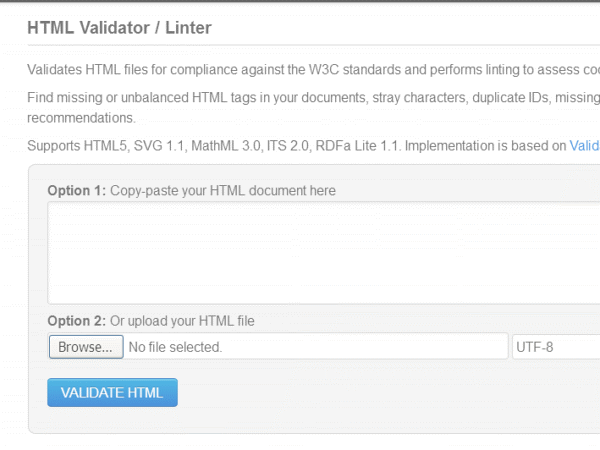 HTML Validator