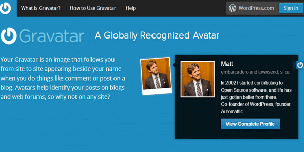 Promote Your Business with Gravatar
