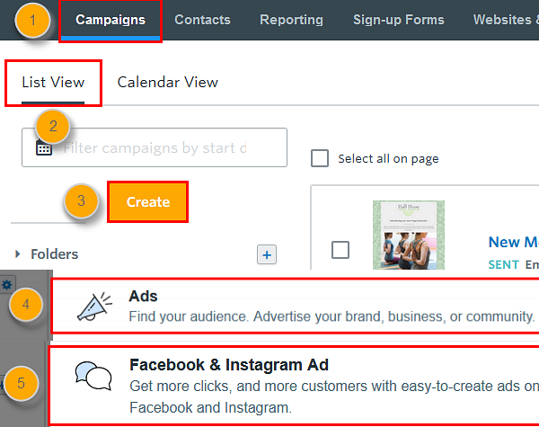 Creating your ad in facebook