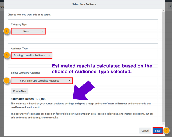 selecting your facebook ad audience