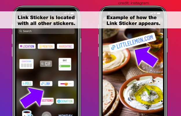 What is an Instagram Link Sticker?