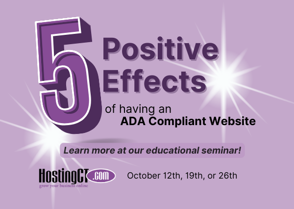 webinar 5 Positive Effects of Having an ADA Compliant Website