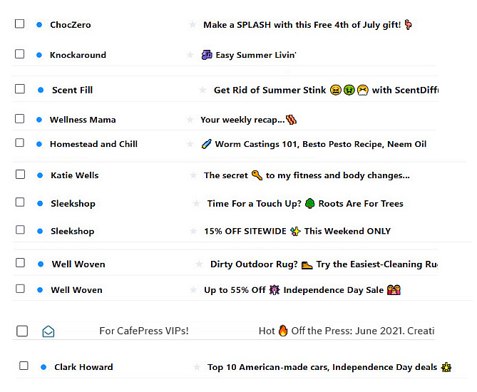Small businesses and internet companies Using Emoji in Marketing Email
