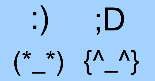 example of emoticons