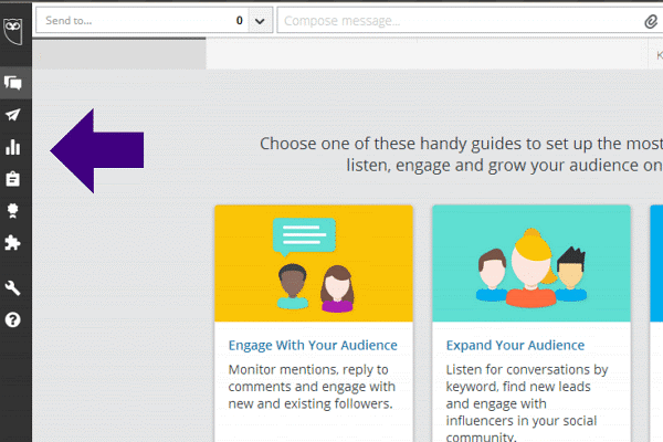 Hootsuite Sidebar Menu