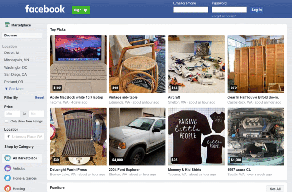 Facebook Marketplace Announced, Lets You Buy And Sell Goods With Nearby  Users