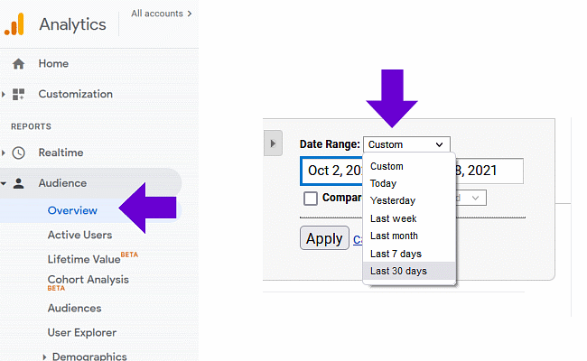 google analytics traffic