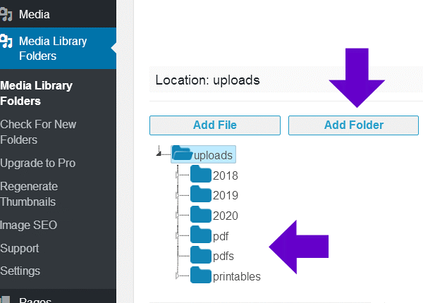 Media Folders Library Plugin How to Use
