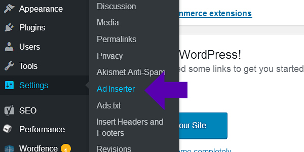 WordPress Plugin:  Ad Inserter