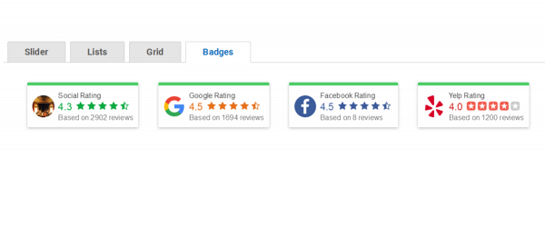 Google Review Badges