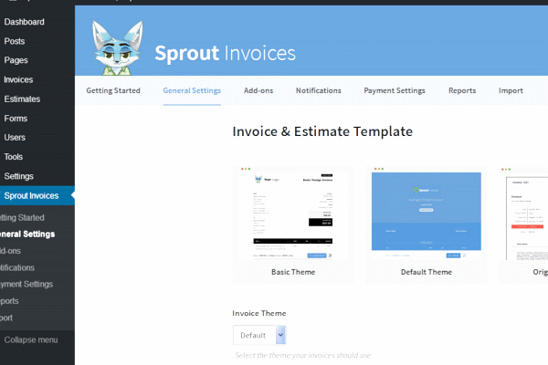 How to Use Wordpress Plugin Sprout Invoice