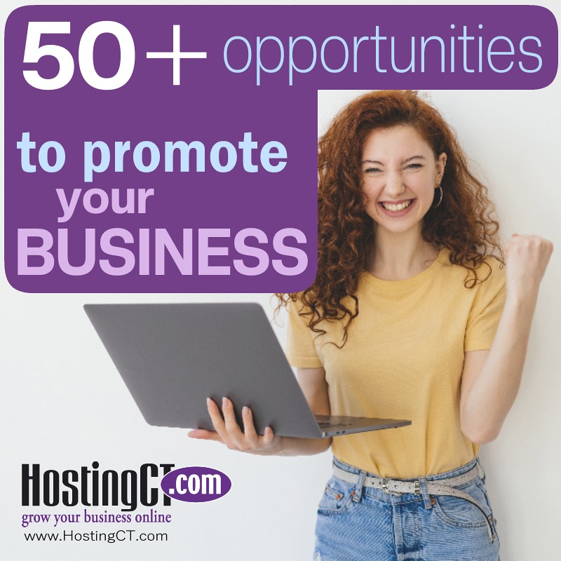 50 + Opportunities to Promote Your Business