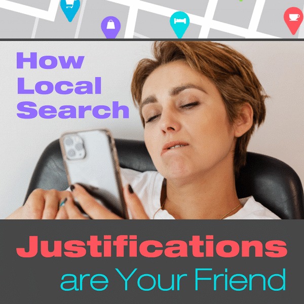 How Local Search Justifications are Your Friend