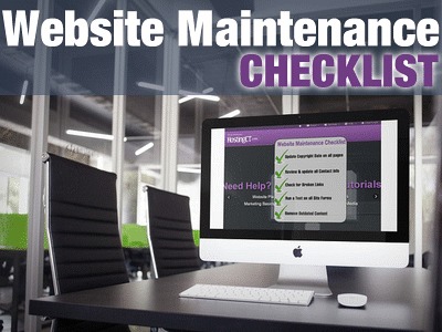 Website Maintenance Checklist - Annual or Bi-Annual