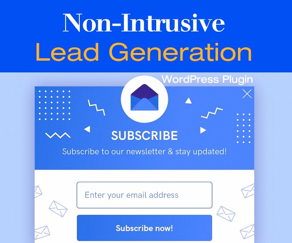 Ramp Up Your Website Lead Generation with this Non-Intrusive Plugin
