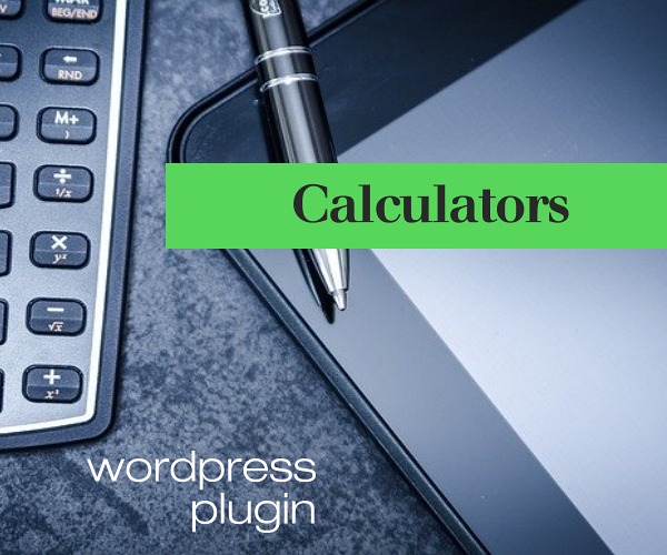 WordPress Plugin:  Calculators