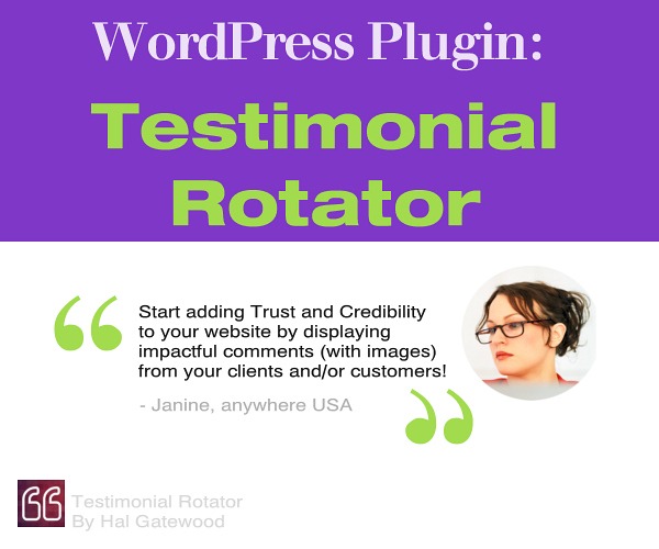WordPress Plugin:  Testimonial Rotator
