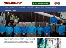 Hosting Connecticut Launches New Website for Grimshaw Tree Service