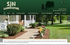 Hosting Connecticut Redesigns Website for SJN Landscaping